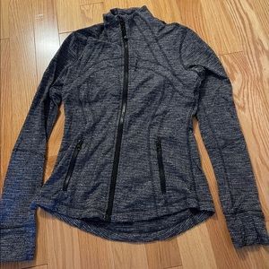 Lululemon define jacket. Color grey and black. Size 6.